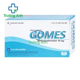 Gomes 16mg - Thuốc chống viêm hiệu quả của Davipharm