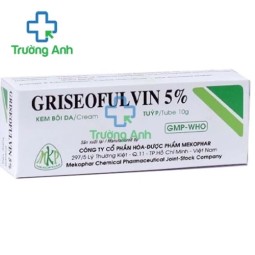 Griseofulvin 5% Mekophar - Thuốc điều trị nhiễm nấm ngoài da hiệu quả