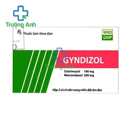 Gyndizol - Viên đặt điều trị nấm âm đạo hiệu quả