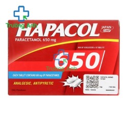 Hapacol 650 DHG - Thuốc giảm đau, hạ sốt chất lượng