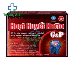 Hoạt huyết Natto G&P - Hỗ trợ tăng cường tuần hoàn máu não hiệu quả