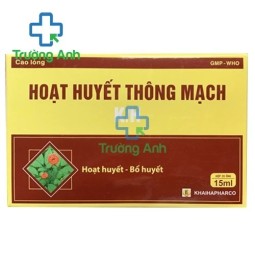 Hoạt huyết thông mạch K/H - Giúp tăng cường tuần hoàn não hiệu quả