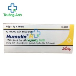 Humulin R 100IU/ml 10ml - Thuốc điều trị bệnh đái tháo đường hiệu quả 