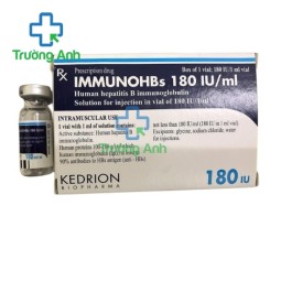 ImmunoHBs 180 IU/ml - Huyết thanh kháng viêm gan B hiệu quả của Italy