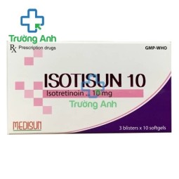 Isotisun 10 Medisun - Thuốc điều trị mụn trứng cá hiệu quả