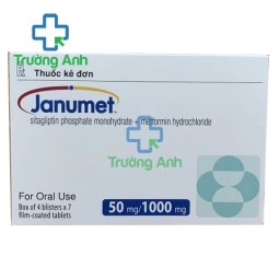 Janumet XR 50mg/1000mg (lọ) - Thuốc điều trị bệnh đái tháo đường của Mỹ