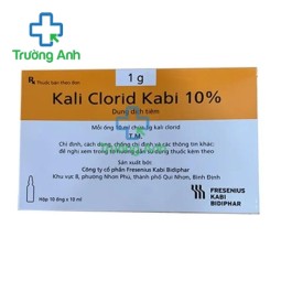 Kali Clorid Kabi 10% - Thuốc điều trị các bệnh do thiếu Kali