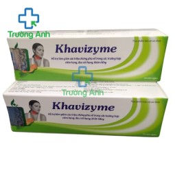 Khavizyme Viheco - Viên ngậm giảm đau rát họng, khàn tiếng hiệu quả