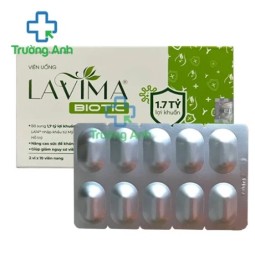 Lavima Biotic Mediphar - Viên uống phụ khoa giúp giảm viêm nhiễm nấm ngứa