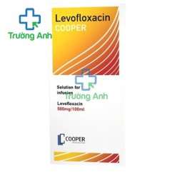 Levofloxacin Cooper 500mg/100ml - Thuốc điều trị nhiễm khuẩn hiệu quả