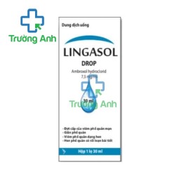 Lingasol Drop 30ml Hà Nam - Thuốc điều trị làm tiêu chất nhầy hô hấp hiệu quả