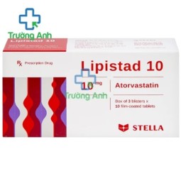 Lipistad 10mg - Thuốc làm giảm cholesterol trong mau hiệu quả 