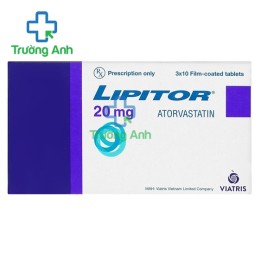 Lipitor 20mg - Thuốc điều trị tăng cholesterol trong máu hiệu quả của Úc