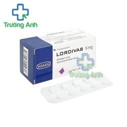 Lordivas 5mg Hasan - Thuốc điều trị tăng huyết áp, đau thắt ngực