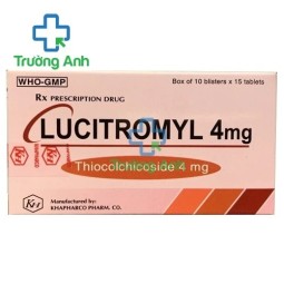 Lucitromyl 4mg Khapharco - Thuốc làm giãn cơ hiệu quả