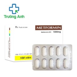 Metformin 1000mg TV.Pharma - Thuốc điều trị đái tháo đường