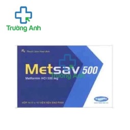 Metsav 500 Savipharm - Giúp điều trị bệnh tiểu đường hiệu quả
