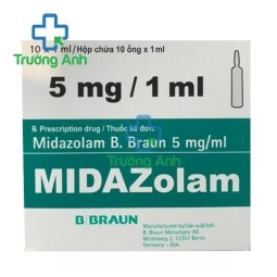 Midazolam B.Braun 5mg/ml - Thuốc an thần hiệu quả của Đức