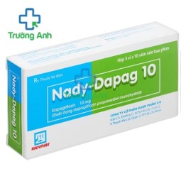 Nady-Dapag 10 Nadyphar - Thuốc điều trị đái tháo đường tuýp 2