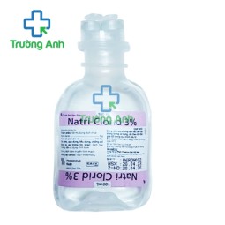Natri clorid 3% Fresenius Kabi - Giúp bù nước và điện giải hiệu quả