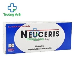 Neuceris 10mg - Thuốc điều trị rối loạn chuyển hóa mạch máu não