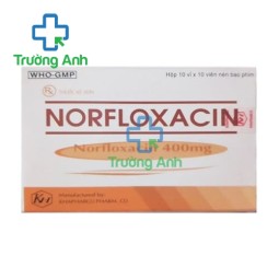 Norfloxacin 400mg Khapharco - Thuốc điều trị nhiễm khuẩn đường tiết niệu