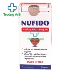 Nufido - Giúp hỗ trợ tăng cường sức khỏe hệ tim mạch hiệu quả của Mỹ