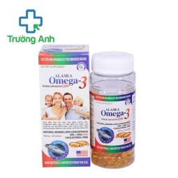 Omega 3 With Coenzyme Q10 Alaska - Hỗ trợ giảm nguy cơ xơ vữa động mạch