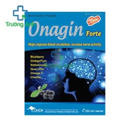 Onagin Forte New - Hỗ trợ tăng cường tuần hoàn máu não hiệu quả