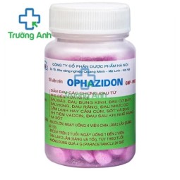 Ophazidon - Thuốc giảm đau, hạ sốt hiệu quả