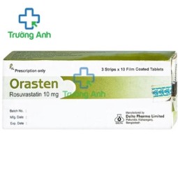 Orasten 10mg - Thuốc điều trị cholesterol trong máu cao hiệu quả của Bangladesh