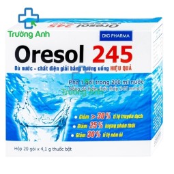 Oresol 245 DHG - Giúp bù nước và chất điện giải hiệu quả của
