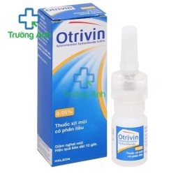 Otrivin 0.05% (xịt) - Thuốc xịt mũi, nghẹn mũi của Thụy Sũy