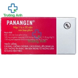 PANANGIN (viên) - Thuốc điều trị các bệnh tim mạch hiệu quả của Hungary