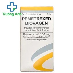 Pemetrexed Biovagen 100mg - Thuốc điều trị ung thư phổi hiệu quả
