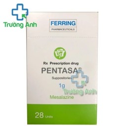 Pentasa 1g (viên đặt) - Thuốc điều trị viêm loét trực tràng hiệu quả
