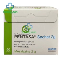 Pentasa Sachet 2g Ferring - Thuốc điều trị viêm loét đại tràng hiệu quả (1 gói)