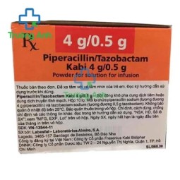 Piperacillin/Tazobactam Kabi 4g/0.5g - Thuốc điều trị nhiễm trùng nặng hiệu quả của  Bồ Đào Nha