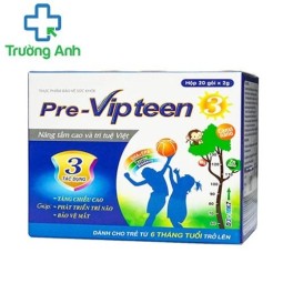 Pre-Vipteen 3 - Hỗ trợ phát triển chiều cao, xương răng chắc khỏe