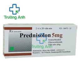 Prednisolon 5mg Nam Hà - Thuốc điều trị viêm khớp dạng thấp