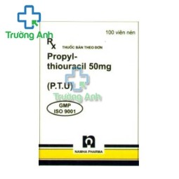 Propylthiouracil 50mg Nam Hà - Thuốc điều trị tăng năng tuyến giáp
