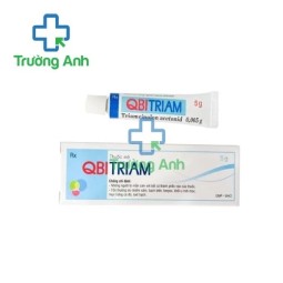 Qbitriam 5g Quapharco - Thuốc mỡ trị viêm nhiễm khoang miệng hiệu quả