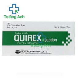 Quirex tiêm - Thuốc trị bệnh mạch máu não của Hàn Quốc hiệu quả
