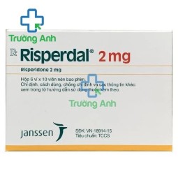 Risperdal 2mg - Thuốc điều trị tâm thần phân liệt của Thái Lan hiệu quả