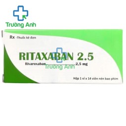 Ritaxaban 2.5 Armephaco - Thuốc phòng ngừa huyết khối tắc tĩnh mạch