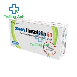 SaVi Fluvastatin 40 - Thuốc làm giảm cholestcrol máu hiệu quả của Savipharm