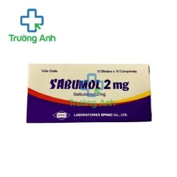 Sabumol 2mg Ephac - Thuốc điều trị hen suyễn hiệu quả của Campuchia