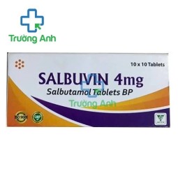 Salbuvin 4 - Salbutamol 4mg Sovina Pharmaceutical