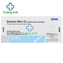 Sanlein Mini 0.1 - Thuốc nhỏ mắt điều trị tổn thương giác mạc hiệu quả