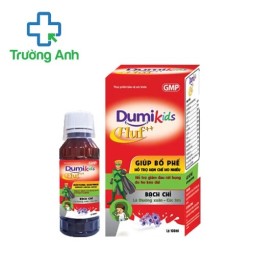 Dumikids fluf++ (gói 10ml) - Hỗ trợ giảm ho, giảm đau rát họng